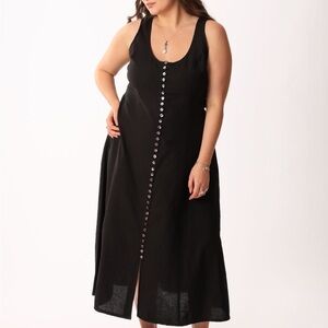 Tree of Life Button Button Dress